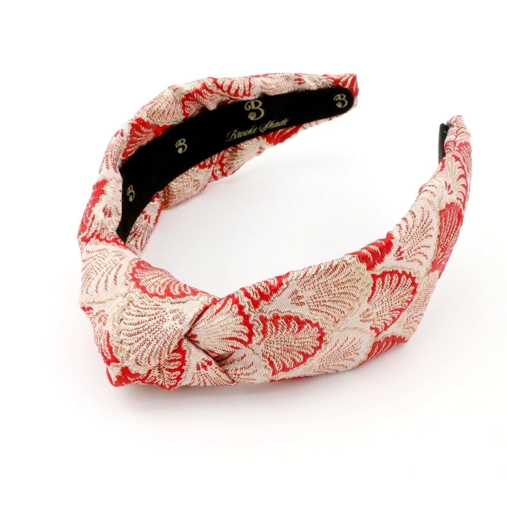The Royal Red Shell Brocade Topknot